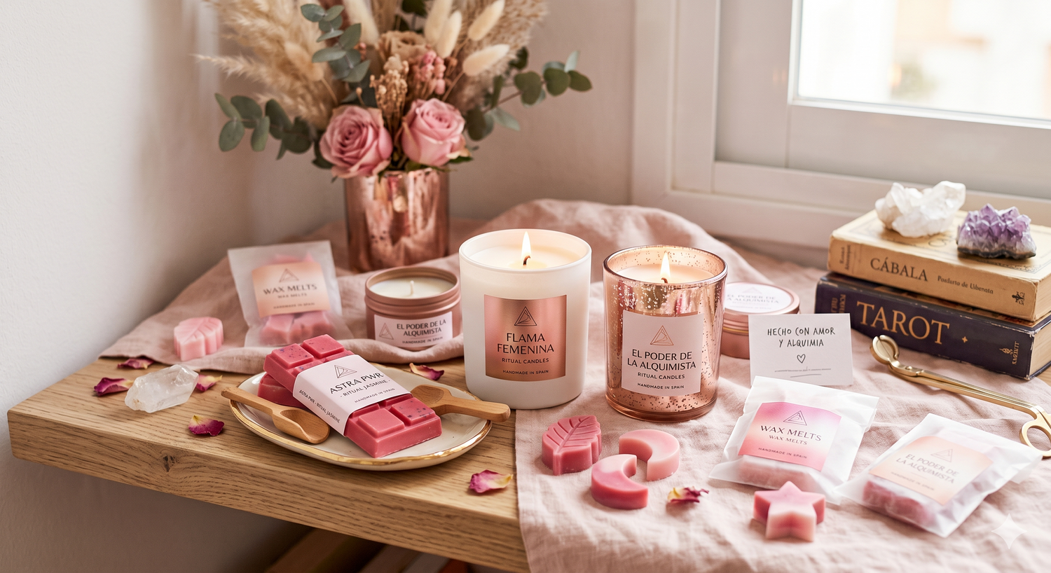 Velas y quemadores