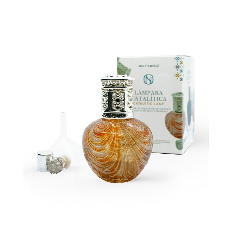 Lámpara catalítica olas naranjas (100ml)